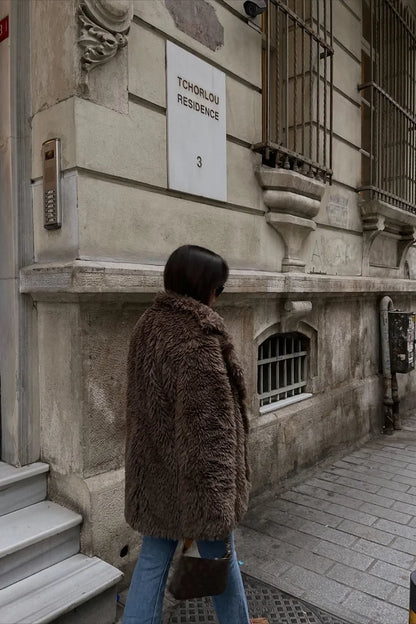Brown Plush Jacket