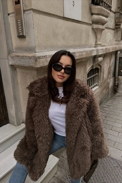 Brown Plush Jacket